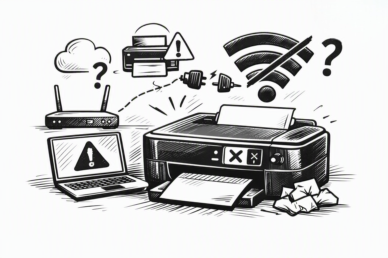 Ο Εκτυπωτής Είναι Offline ή Δεν Συνδέεται στο WiFi; Οδηγός Λύσεων