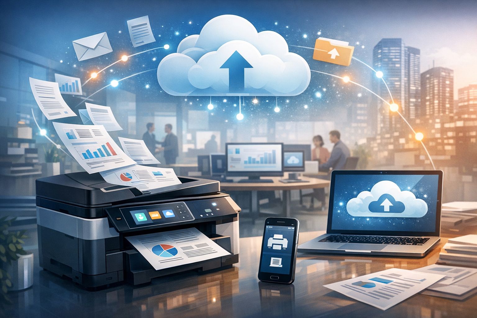 Smarte Drucker & Cloud Printing: Was sich im Büro verändert