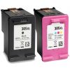 Printer Catridge HP  Compatible 305XL Multipack για εκτυπωτές με 'e' ή εγγραφή στο HP+ Pages:650/375 Colour