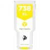 Printer Catridge HP  Compatible 738XL - (676M8A) - 300ml Pages:13000 Yellow