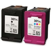 Tinte HP  Kompatibel 301XL Shwarz/Tri-color (CH563EE,CH564EE) Multipack Seiten:480/330 Farbe