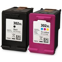 Μελάνι HP  Συμβατό 302XL Black/Tri-color (F6U68AE,F6U67AE) Multipack Σελίδες:380/330 Colour