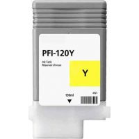 Tinte CANON  Kompatibel PFI-120Y (2888C001) 130ml - PREMIUM Seitenergiebigkeit:6000 Gelb