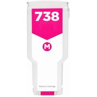 Μελάνι HP  Συμβατό 738 - (498N6A) - 130ml Σελίδες:6000 Magenta