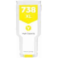Μελάνι HP  Συμβατό 738XL - (676M8A) - 300ml Σελίδες:13000 Yellow
