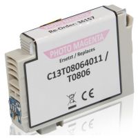 Μελάνι EPSON  Συμβατό T0806 - (C13T080640) - Light Magenta Σελίδες:590 Magenta