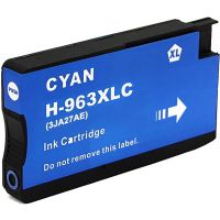 Printer Catridge HP  Compatible 963XL C 3JA27AE (updated chip firmware 23/03/2026) Pages:1600 Cyan