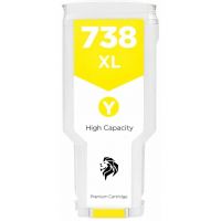 Printer Catridge HP  Compatible 738XL - (676M8A) - 300ml Pages:13000 Yellow