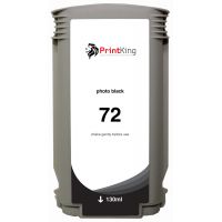 Μελάνι HP  Συμβατό 72BK High Capacity (C9370A) 130ml Σελίδες:6000 Black