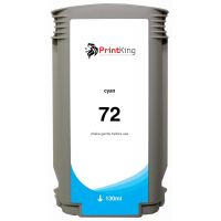 Tinte HP  Kompatibel 72C High Capacity (C9371A) 130ml Seitenergiebigkeit:6000 Cyan