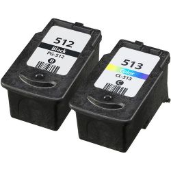 Printer Catridge CANON  Compatible PG-512 & CL-513 (2969B001AA,2971B001AA) Multipack  Pages:400/350 Colour