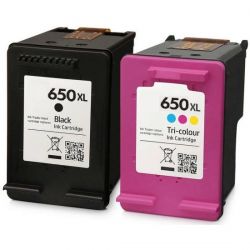 Printer Catridge HP  Compatible 650XL Black/Tri-color (CZ101AA,CZ102AA) Multipack Pages:790/450 Colour