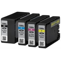 Printer Catridge CANON  Compatible PGI-1500XL (BK,C,M,Y) Multipack Pages:1200 Colour