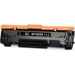 Toner HP  Kompatibel 142A (W1420A) XL ΜΕ CHIP (updated chip firmware 25/07/2025) Seitenergiebigkeit:1600 Schwarz