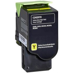 Toner LEXMARK  Compatible C/MC 2425 2535 2640 - C242XY0 Pages:3500 Yellow