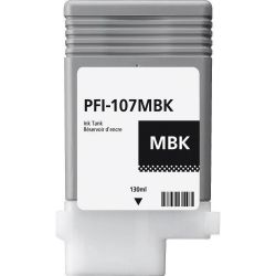 Printer Catridge CANON  Compatible PFI-107MBK 130ml - (6704B001AA) Pages:6000 Black