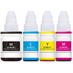 Printer Catridge CANON  Compatible GI-490 (BK,C,M,Y) Multipack Pages:6000/7000 Colour