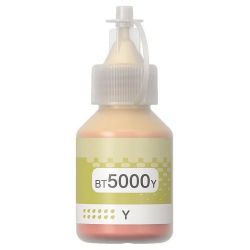Printer Catridge BROTHER  Compatible BT5000Y 45ml Pages:5000 Yellow