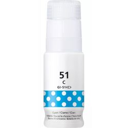 Μελάνι CANON  Συμβατό GI-51C (4546C001) 70ml Σελίδες:7700 Cyan