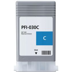 Printer Catridge CANON  Compatible PFI-030C (3490C001) 55ml Pages:6000 Cyan