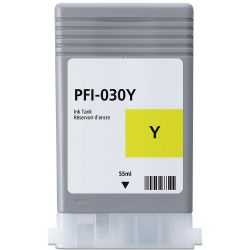 Printer Catridge CANON  Compatible PFI-030Y (3492C001) 55ml Pages:6000 Yellow