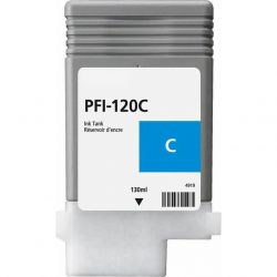 Printer Catridge CANON  Compatible PFI-120C (2886C001) 130ml - PREMIUM Pages:6000 Cyan