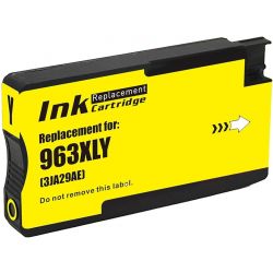 Μελάνι HP  Συμβατό 963XL Y 3JA29AE (updated chip firmware 16/01/2026) Σελίδες:1600 Yellow