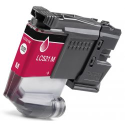 Μελάνι BROTHER  Συμβατό LC521M Σελίδες:500 Magenta