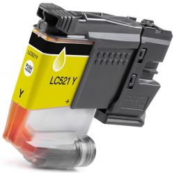 Μελάνι BROTHER  Συμβατό LC521Y Σελίδες:500 Yellow