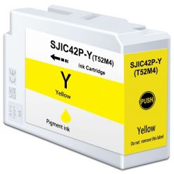 Μελάνι EPSON  Συμβατό SJIC42P-Y - (C13T52M440) Σελίδες:50ml Yellow