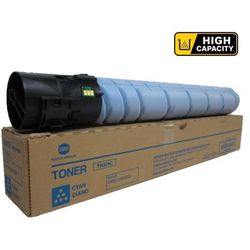 Toner KONICA MINOLTA  Γνήσιο TN324C - High Capacity - A8DA150 - Σελίδες:26000 Cyan