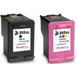 Μελάνι HP  Συμβατό 305XL Multipack για εκτυπωτές με 'e' ή εγγραφή στο HP+ Σελίδες:650/375 Colour