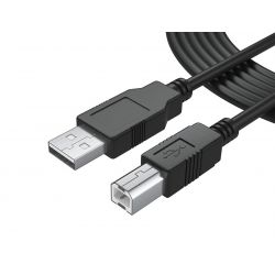 Καλώδιο USB 2.0 σε USB Type B, 1.5m, μαύρο