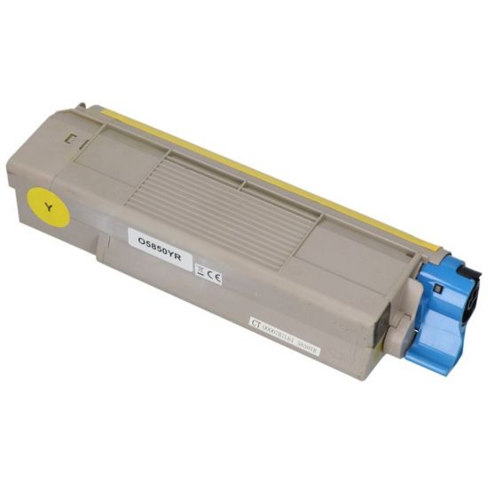 Toner OKI  Συμβατό C5850/C5950/MC560 43865721  Σελίδες:6000 Yellow