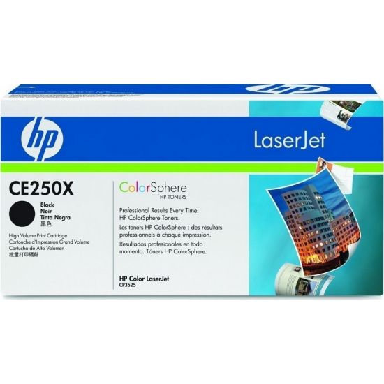 Toner HP  Original CE250X 504X Seiten:10500 Schwarz