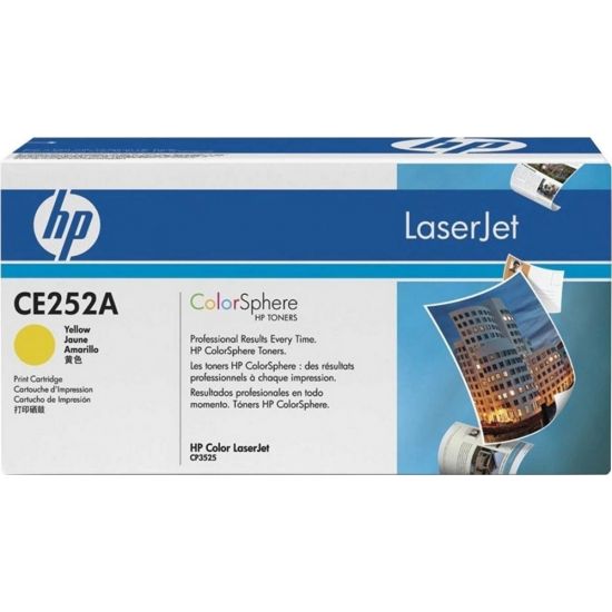 Toner HP  Γνήσιο CE252A 504A Σελίδες:7000 Yellow