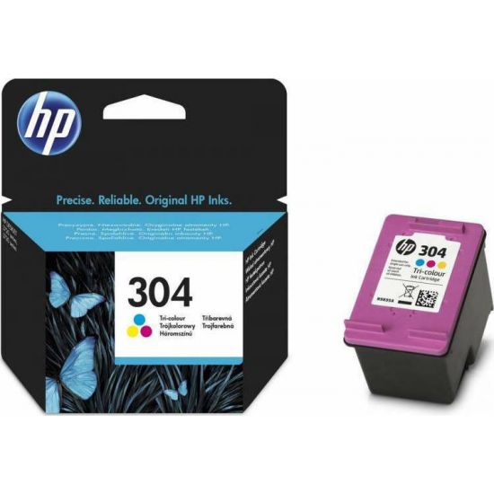Printer Catridge HP  Original 304 N9K05AE Pages:100 Colour