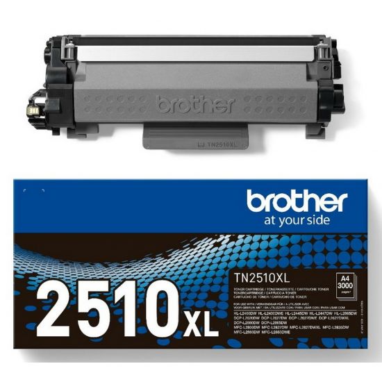 Toner BROTHER  Γνήσιο TN-2510XL Σελίδες:3000 Black