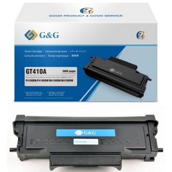 Toner G&G  Γνήσιο GT-410A/411A Σελίδες:3000 Black