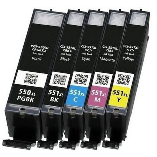 Tinte CANON  Kompatibel PGI-550XL & CLI-551XL Multipack Seitenergiebigkeit:695 Farbe
