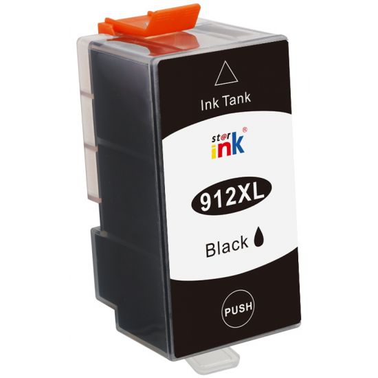 Μελάνι HP  Συμβατό 912XL BK (3YL84AE) (updated chip firmware 29/09/2025) Σελίδες:1500 Black
