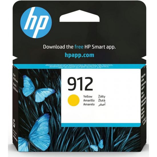 Μελάνι HP  Γνήσιο 912 (3YL79AE) Σελίδες:315 Yellow