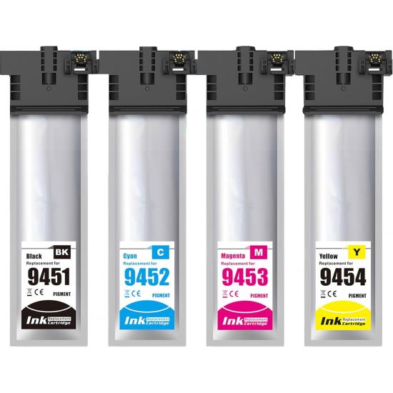 Printer Catridge EPSON  Compatible T9451,T9452,T9453,T9454 (BK,C,M,Y) Multipack Pages:5000 Colour