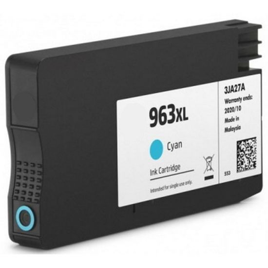 Μελάνι HP  Συμβατό 963XL C 3JA27AE για εκτυπωτές με 'e' ή εγγραφή στο HP+ Σελίδες:1600 Cyan