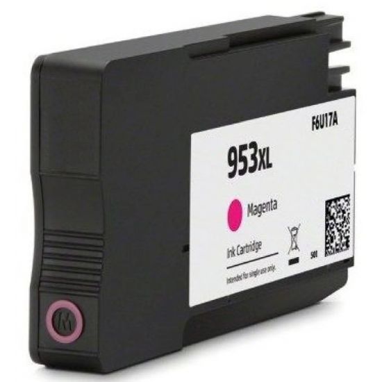 Printer Catridge HP  Compatible 953XL M F6U17AE (for updated firmware) Pages:1450 Magenta