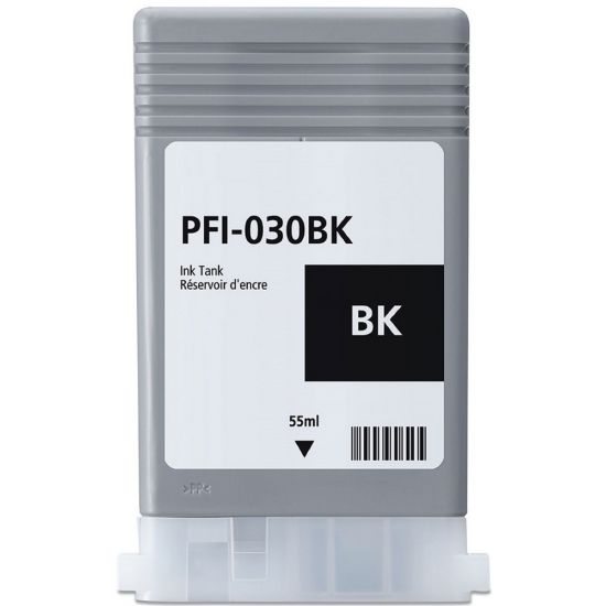 Printer Catridge CANON  Compatible PFI-030BK (3489C001) 55ml Pages:6000 Black