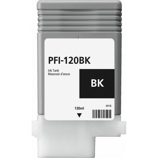 Printer Catridge CANON  Compatible PFI-120BK (2885C001) 130ml - PREMIUM Pages:6000 Black