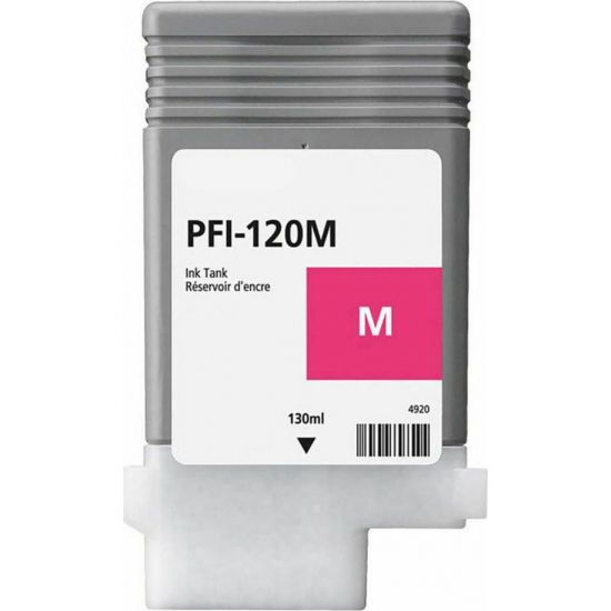 Tinte CANON  Kompatibel PFI-120M (2887C001) 130ml - PREMIUM Seitenergiebigkeit:6000 Magenta