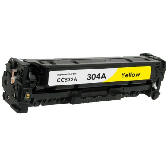 Toner HP CANON  Compatible CC532A/CE412A/CF382A CRG-718/CRG-118  Pages:2800 Yellow