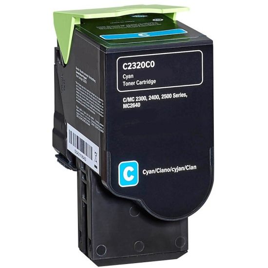 Toner LEXMARK  Kompatibel C/MC 2325 2425 2535 2640 - C2320C0 Seitenergiebigkeit:1000 Cyan